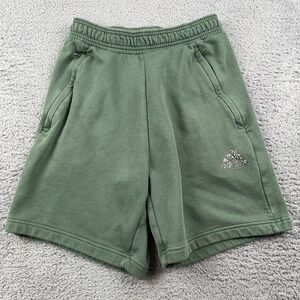 Adidas Shorts Mens Small Green Stadium Fleece Sweat Lounge Athletic Casual
